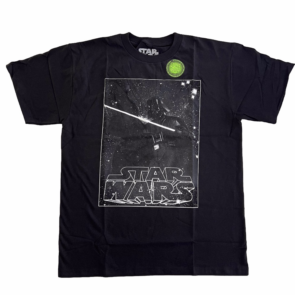 NWT Star Wars Youth Boys Glow in The Dark T Shirt Tee Size Large
